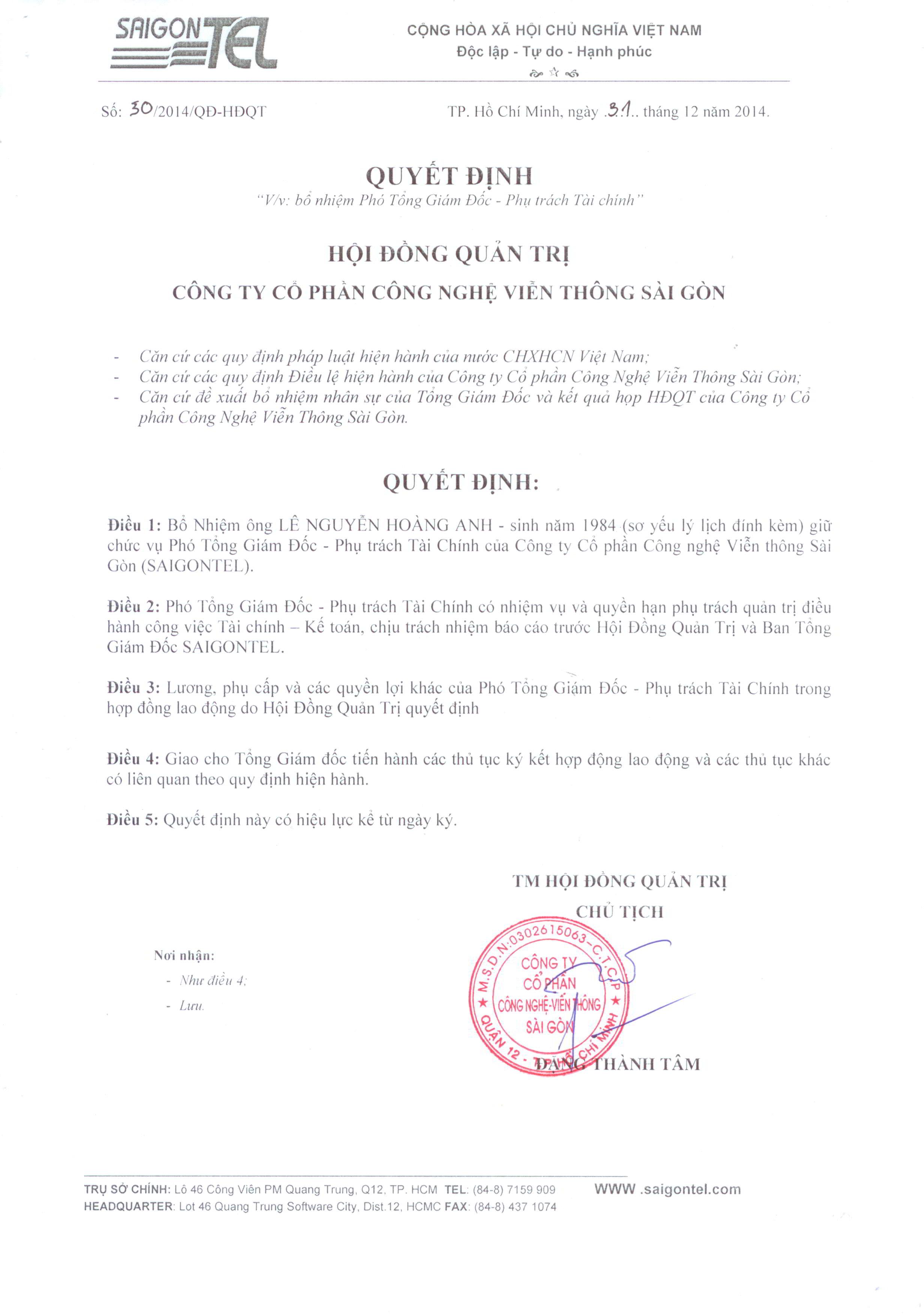 Quyet dinh
