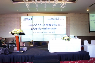 SAIGONTEL: Đại hội cổ đông thường niên năm tài chính 2016