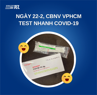 CẤP PHÁT KIT TEST NHANH COVID-19 CHO CBNV VPHCM