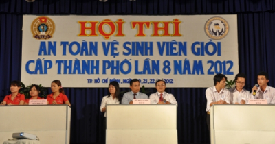 SaigonTel tham gia “Hội thi An toàn Vệ sinh viên giỏi” cấp Thành phố 2012