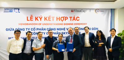 MEMORANDUM OF UNDERSTANDING ON COOPERATION BETWEEN SAIGONTEL AND SKYX SOLAR
