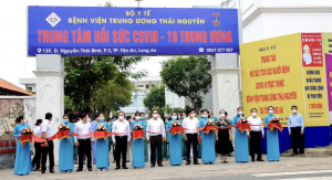 SAIGONTEL THAM DỰ LỄ KHÁNH THÀNH TRUNG TÂM HỒI SỨC TÍCH CỰC NGƯỜI BỆNH COVID-19 TẠI LONG AN