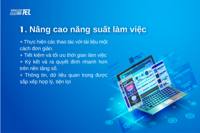 LỢI ÍCH KHI SAIGONTEL THỰC HIỆN SỐ HÓA