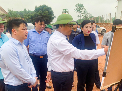 ĐOÀN LÃNH ĐẠO TỈNH THÁI NGUYÊN CÙNG SAIGONTEL KHẢO SÁT TIẾN ĐỘ THỰC HIỆN CÁC DỰ ÁN ĐẦU TƯ TẠI HUYỆN PHÚ BÌNH