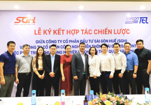 LỄ KÝ KẾT HỢP TÁC CHIẾN LƯỢC GIỮA SAIGONTEL VÀ SGH VỀ VIỆC PHÁT TRIỂN KHU CÔNG NGHIỆP VÀ KHU PHI THUẾ QUAN SÀI GÒN – CHÂN MÂY