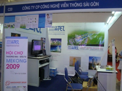 SAIGONTEL tham dự Hội chợ Thương mại - đầu tư Mê kông 2009