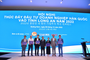 SAIGONTEL ĐỒNG HÀNH CÙNG TỈNH LONG AN TẠI HỘI NGHỊ THÚC ĐẨY ĐẦU TƯ DOANH NGHIỆP HÀN QUỐC 2022