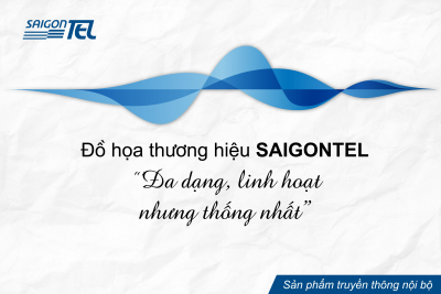 SAIGONTEL brand graphics - &quot; Diverse but Uniform wave bands &quot;