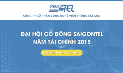 CBTT: Biên bản họp và Nghị quyết ĐHCĐ năm tài chính 2015