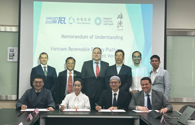 MICRO ELECTRICITY SIGNED A MEMORANDUM OF COOPERATION ON SOLAR ENERGY DEVELOPMENT WITH SAIGONTEL