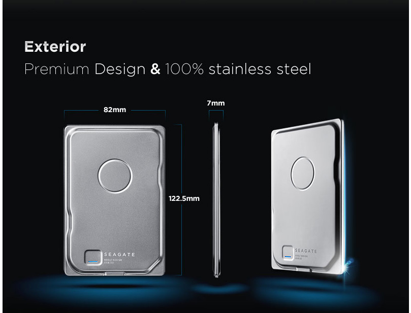 Limited Edition: Seagate Seven Portable với thiết kế sang trọng và gọn nhẹ
