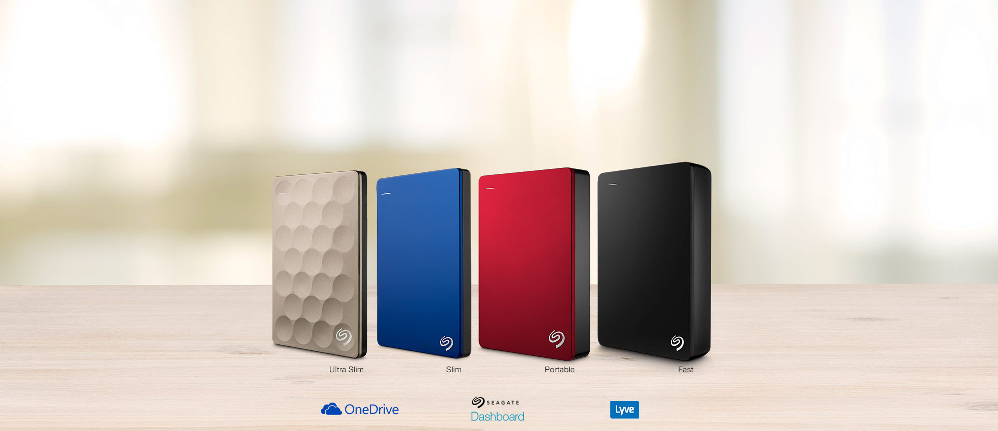 Ổ cứng gắn ngoài di động Ultra Slim Backup Plus 2TB với thiết kế siêu mỏng